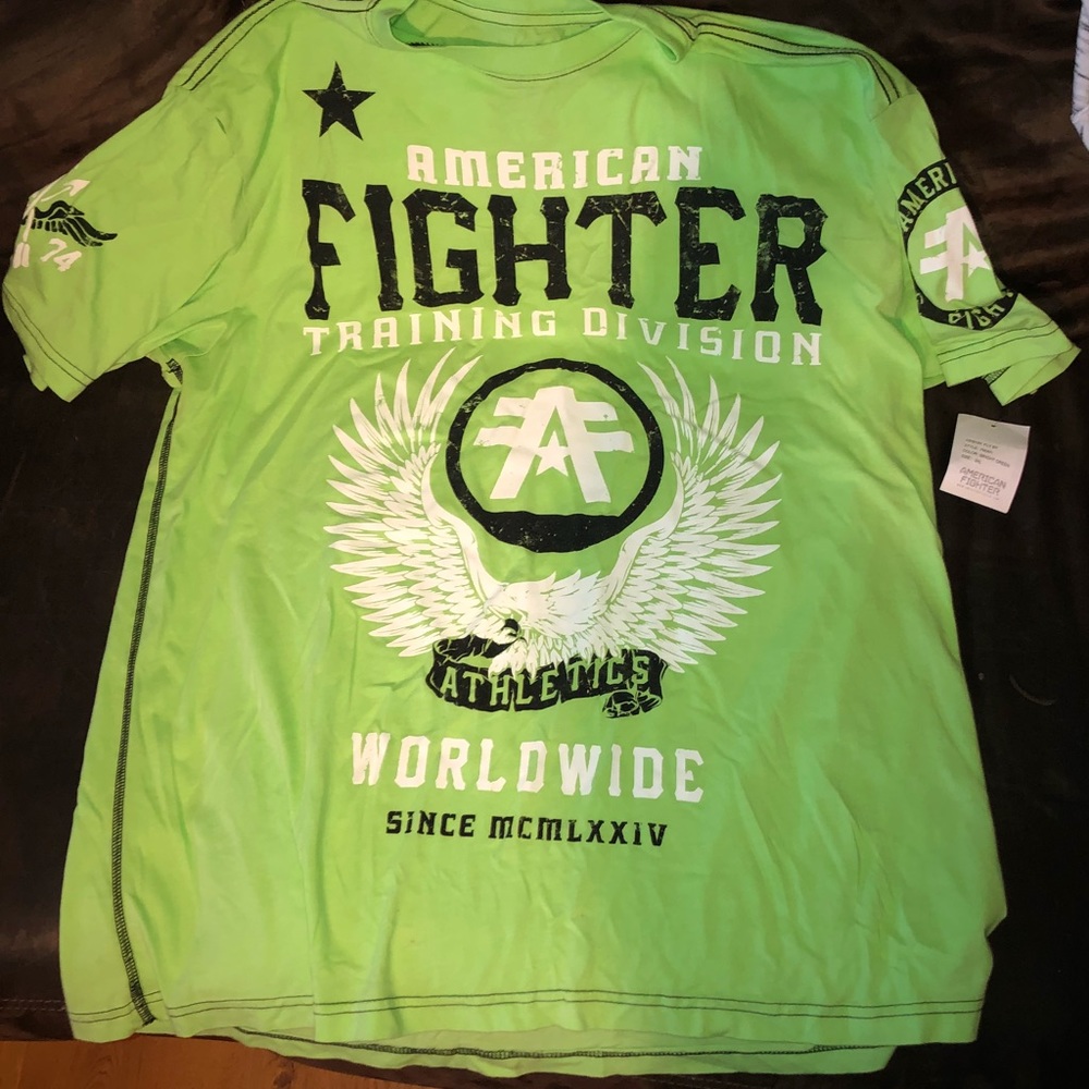 American Fighter Men’s 3 xl Bright Green NWT